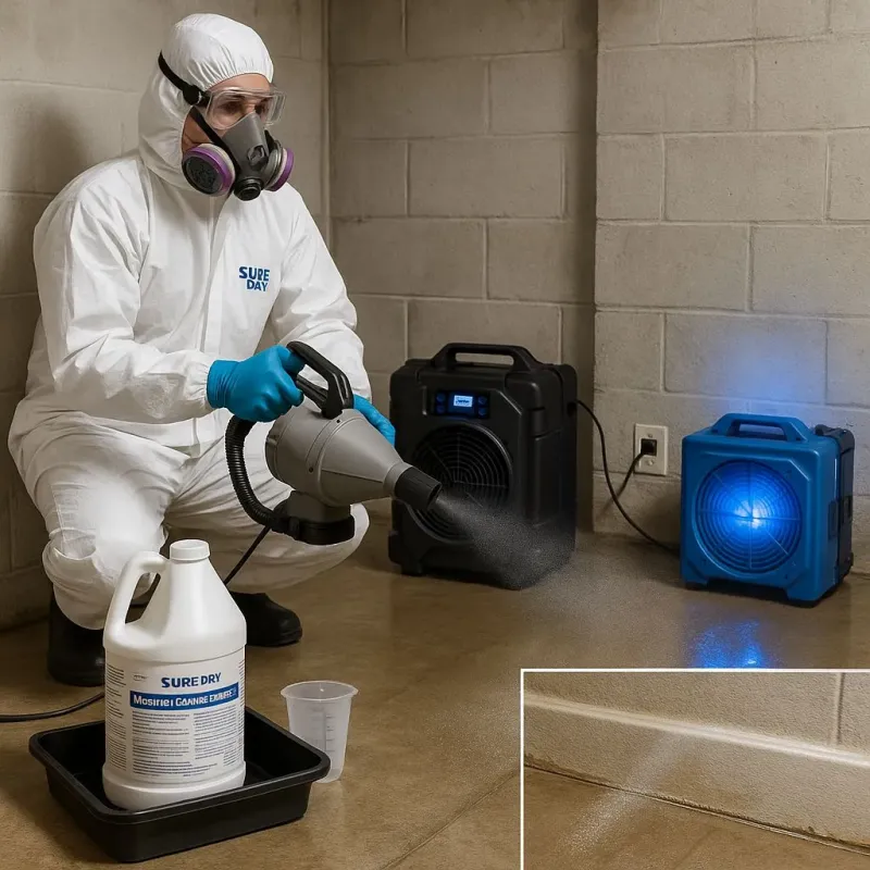 Sanitization and Odor Removal process in Green Valley, MD